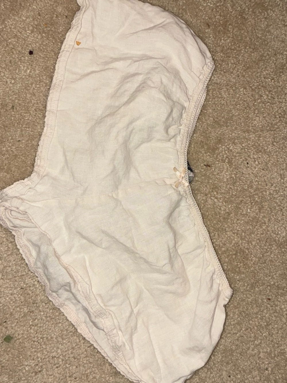 Brandy Melville Cream Cotton Bikini Briefs